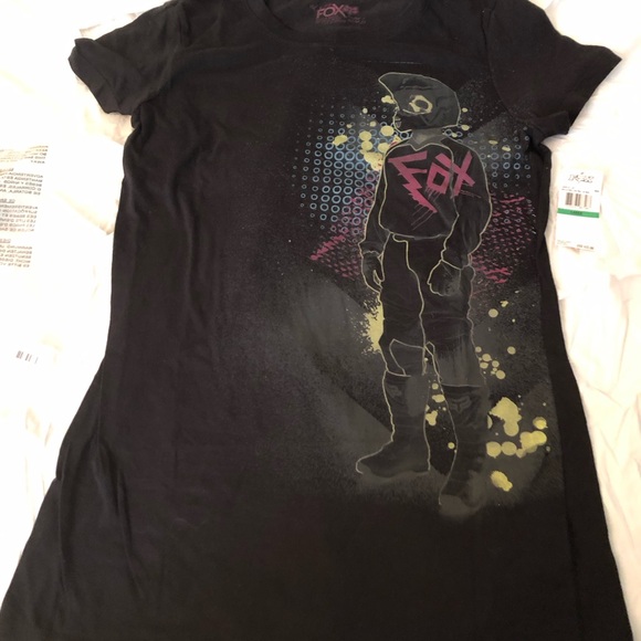 Fox Tops - Fox Moto on Mars Tshirt